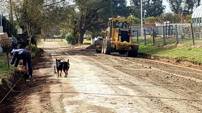Avanzan las obras de construcción de cordón cuneta en distintos puntos de la ciudad