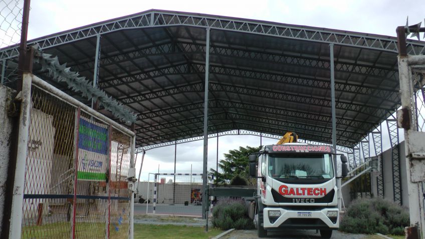 Sueño cumplido: Ferro logró techar su playón polideportivo