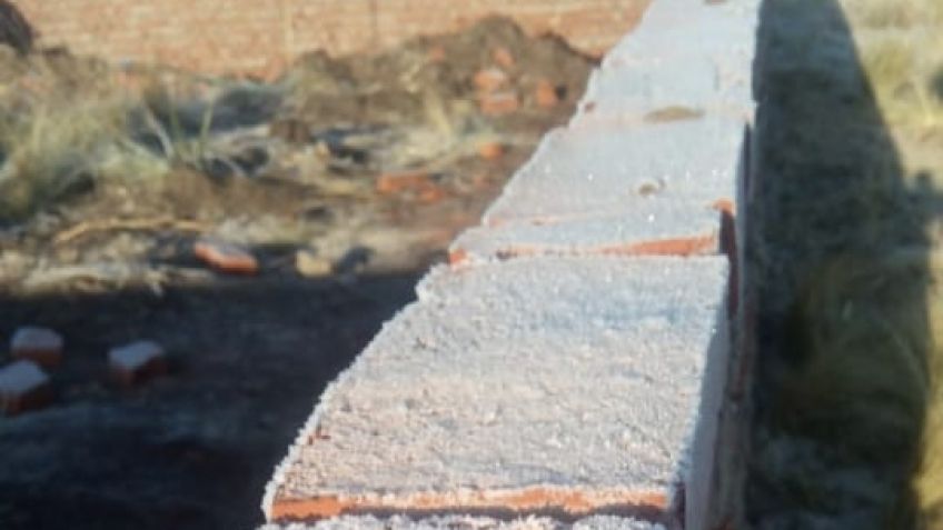 Las heladas volvieron a teñir de blanco a Tandil 