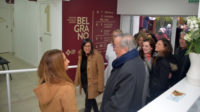 Se inauguraron las obras de renovación del Centro de Salud del Barrio Belgrano