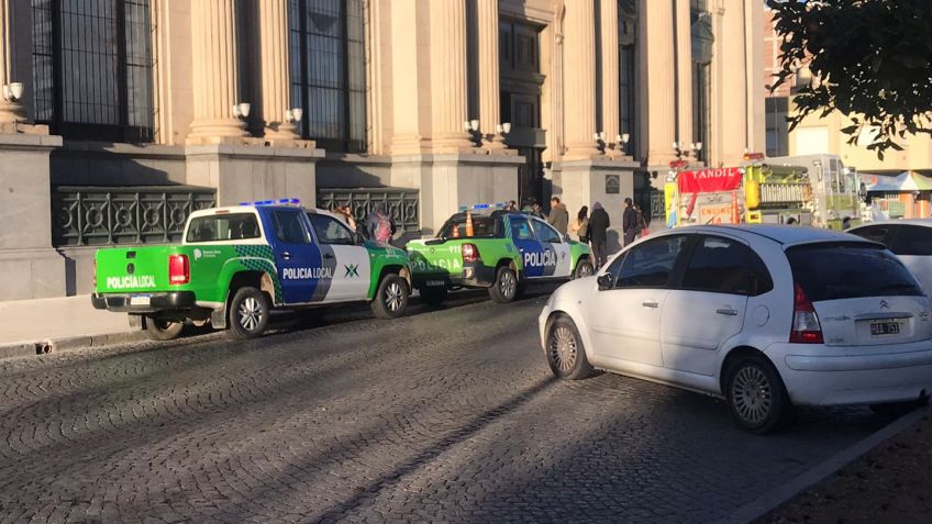 Principio de incendio en un tablero del ex Banco Hipotecario