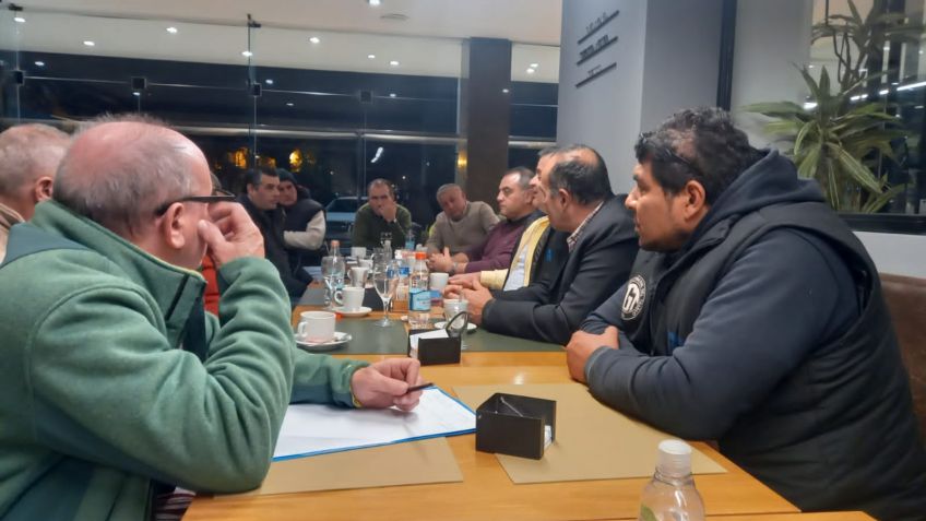 Fleteros tandilenses se reunieron con el delegado provincial del Sindicato