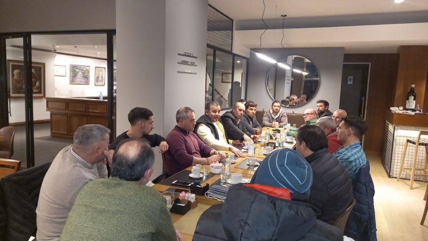Fleteros tandilenses se reunieron con el delegado provincial del Sindicato