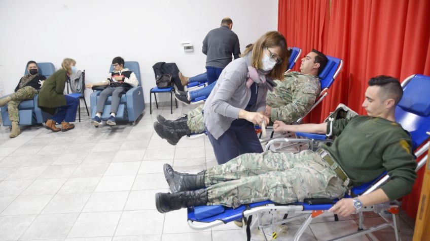 Lunghi destacó la importancia de la donación de sangre y agradeció a quienes concurrieron