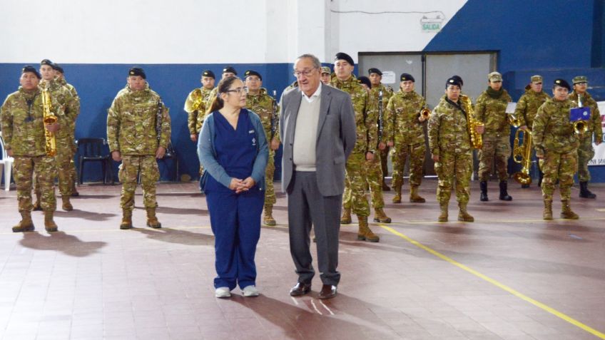 Lunghi destacó la importancia de la donación de sangre y agradeció a quienes concurrieron