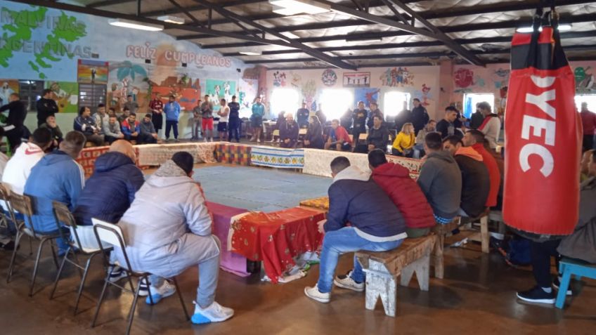 Se realizó un encuentro boxístico en la Unidad 37 de Barker