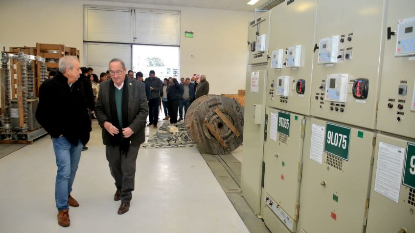 El Subsecretario de Energía de la Provincia recorrió la Estación Transformadora II y el Parque Solar Desvío Aguirre