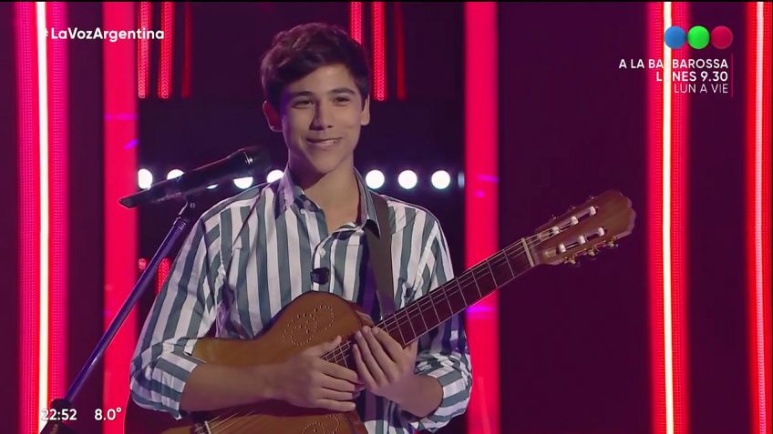 Juan Manuel Rubino: talento tandilense en La Voz Argentina