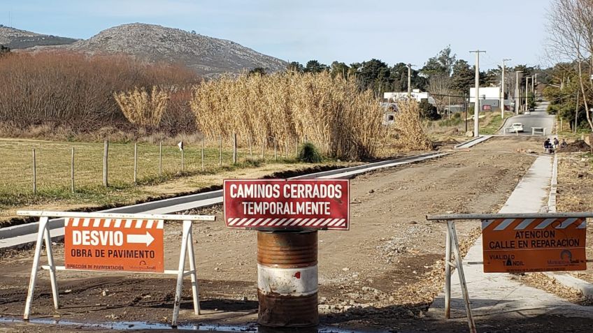 Avanzan las obras de cordón cuneta en Gardey y en distintos puntos de la ciudad