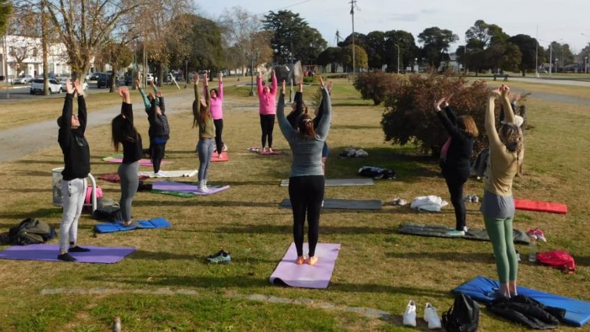 Tandil celebró la semana del yoga con actividades interdisciplinarias