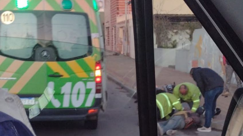 Motociclista con politraumatismos tras choque 
