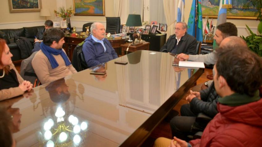 Lunghi se reunió con el presidente del Consorcio de Gestión del Puerto de Quequén 