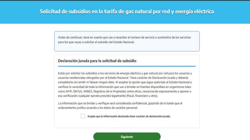 La OMIC brindó detalles sobre la nueva segmentación para acceder a subsidios en luz y gas