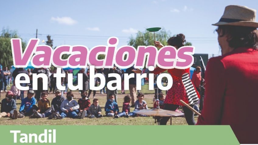 "Vacaciones en tu barrio" llegará a Tandil