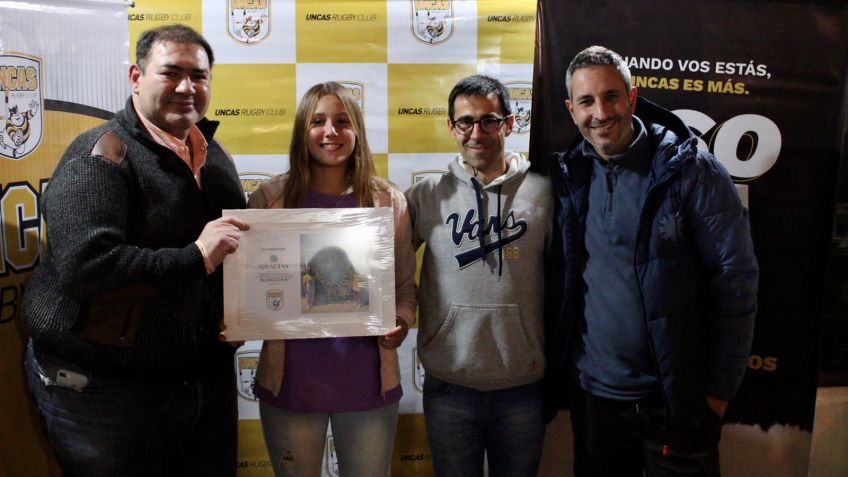 Uncas reconoció a Sol Larraya Guidi por su actuación en Wimbledon