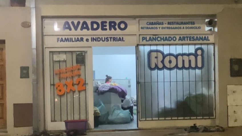 Bomberos trabajaron en incendio de un lavadero