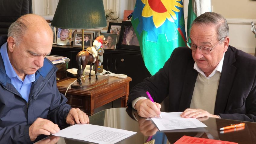 Tandil y Lanús firmaron un convenio de colaboración recíproca