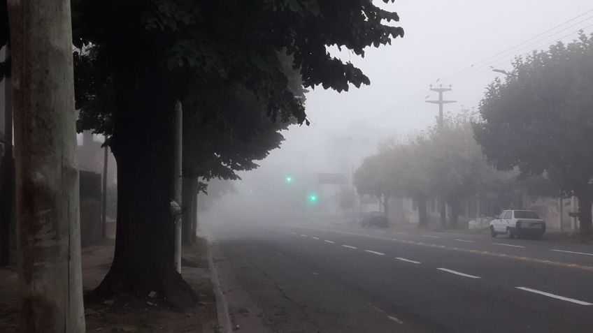 Lunes: mínima de 3º y neblina