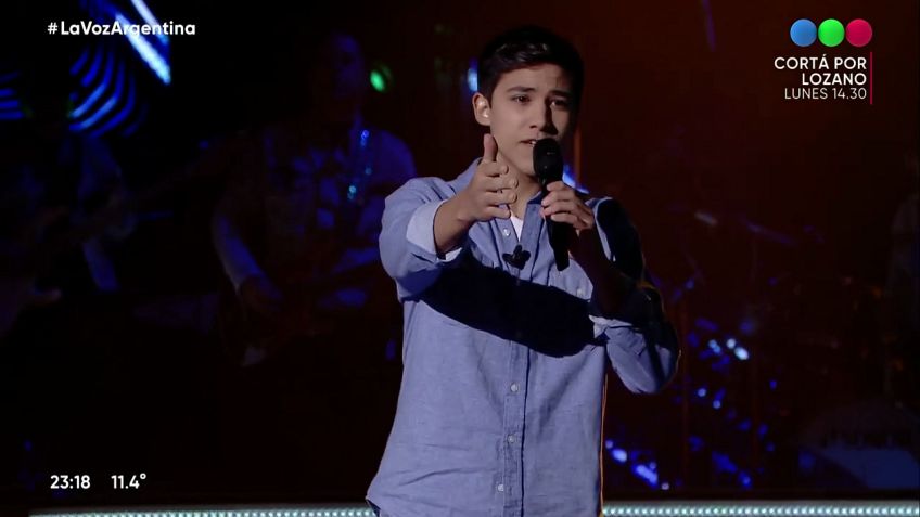 El tandilense Juan Manuel Rubino volvió a participar de La Voz Argentina