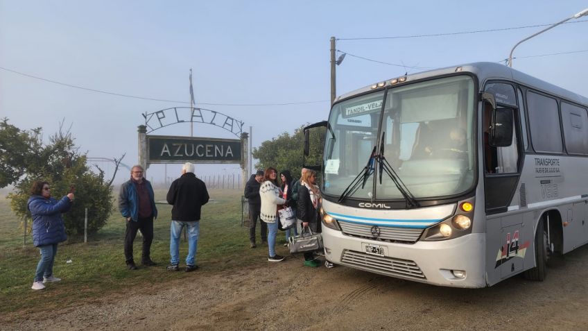 El transporte de pasajeros ingresará a Azucena dos días a la semana