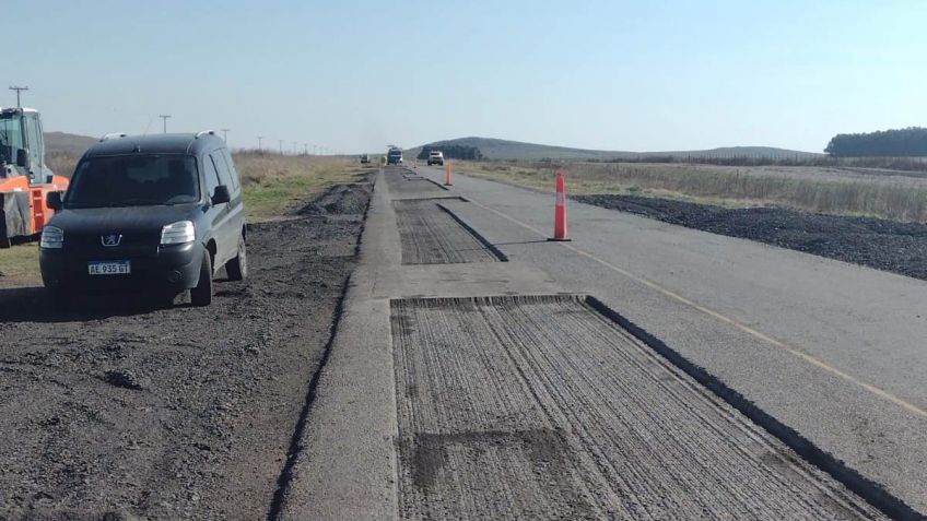 Iniciaron trabajos de reparación en el acceso a Vela