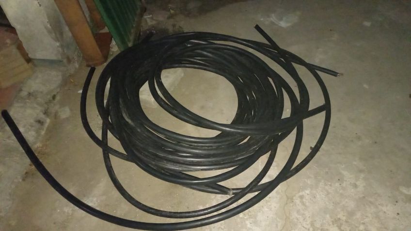 Aprehenden a otro joven que robaba cables telefónicos 