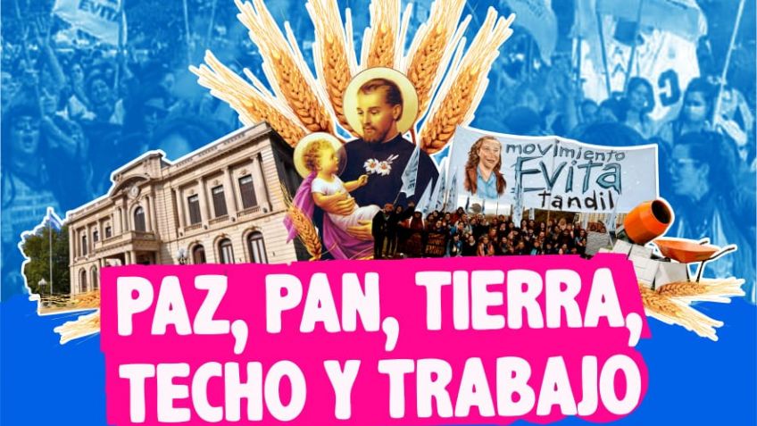 Tandil tendrá su marcha por "Paz, pan, tierra, techo y trabajo".