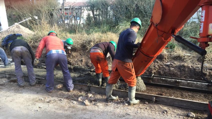 Avanzan obras de cordón cuneta en distintas zonas de la ciudad