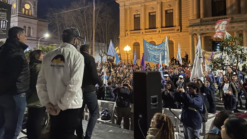Organizaciones sociales marcharon por "Paz, pan, tierra, techo y trabajo"