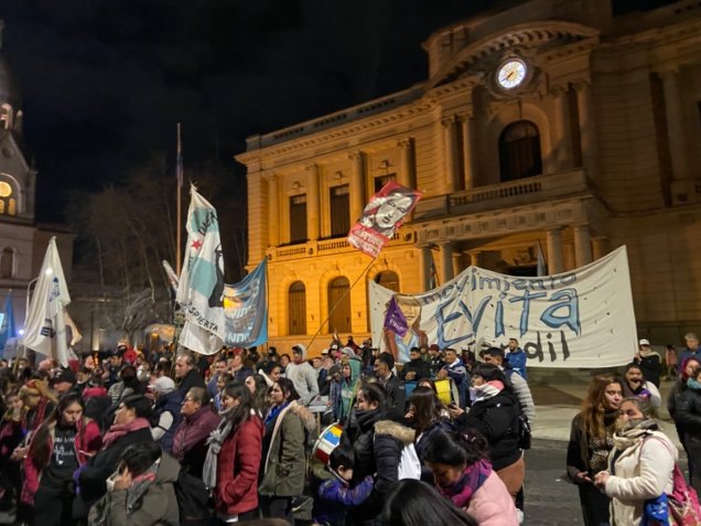 Organizaciones sociales marcharon por "Paz, pan, tierra, techo y trabajo"