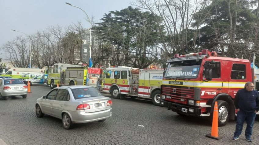 La Muestra itinerante de la Escuela de Bomberos pasó por Tandil