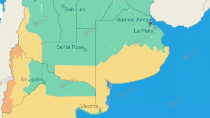 IMAGEN: SERVICIO METEOROLOGICO NACIONAL