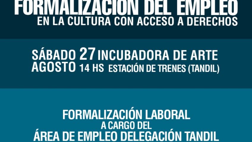 Charla abierta sobre formalización del empleo en la cultura y acceso a derechos