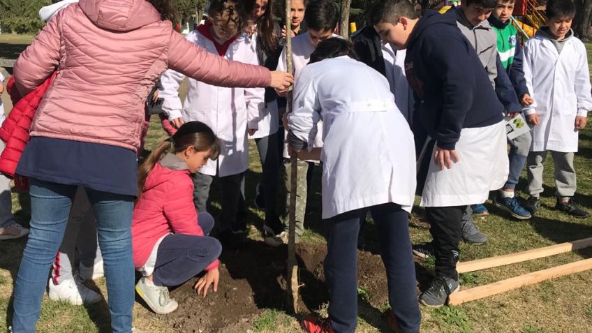 En Vela, arrancaron las actividades previstas por el Día del Arbol