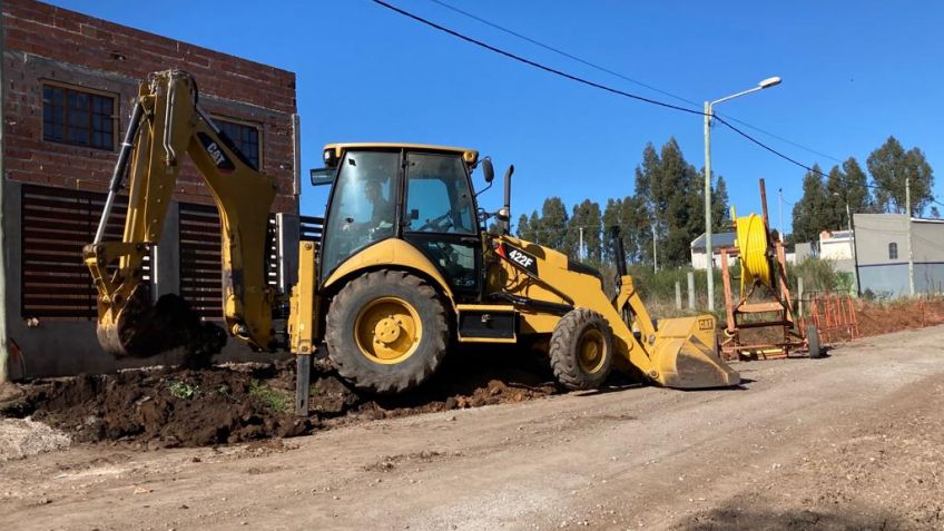 Se inició la obra de extensión de la red de gas natural en el Barrio SMATA