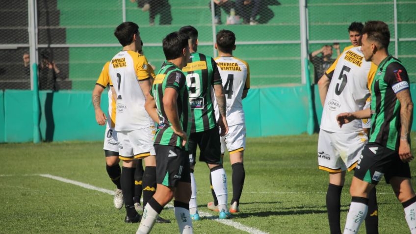 Santamarina fue goleado en San Juan y comprometió más su permanencia