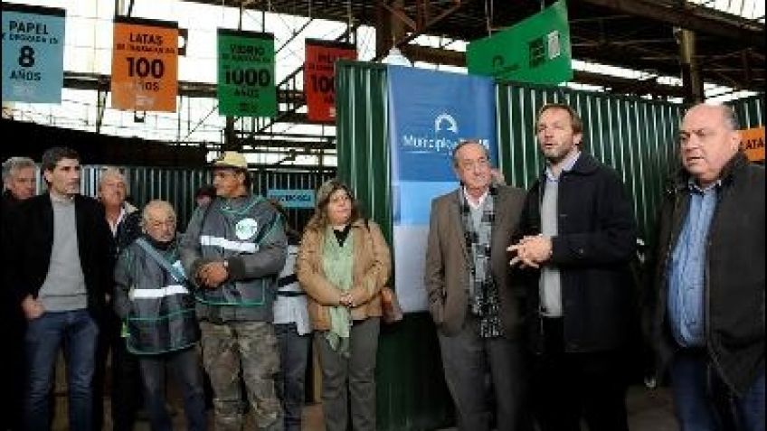 El Punto Limpio del Barrio Maggiori el día de su inauguración. Ahora lo trasladarán a Reynoso al 2000.