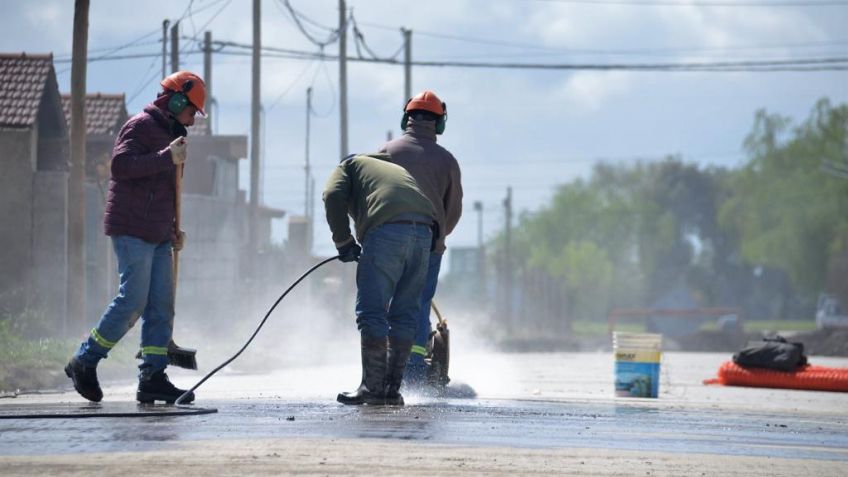 Con la primera cuadra terminada, avanza el plan de pavimentación del Municipio 