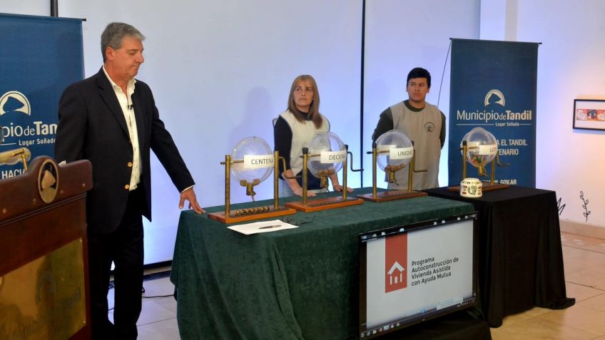 Se sortearon los lotes del programa de autoconstrucción