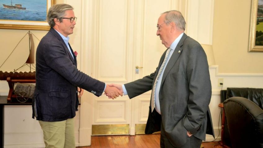 El Embajador de Alemania fue recibido por el Intendente