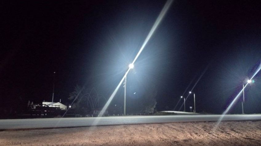 El Municipio completó los trabajos de iluminación LED en los accesos a Vela y Azucena