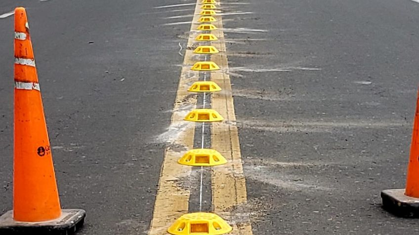 Siguen con los trabajos de demarcación, señalización y construcción de rampas en la ciudad