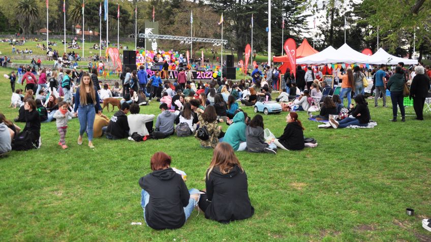 Los estudiantes festejaron su día en el tradicional picnic