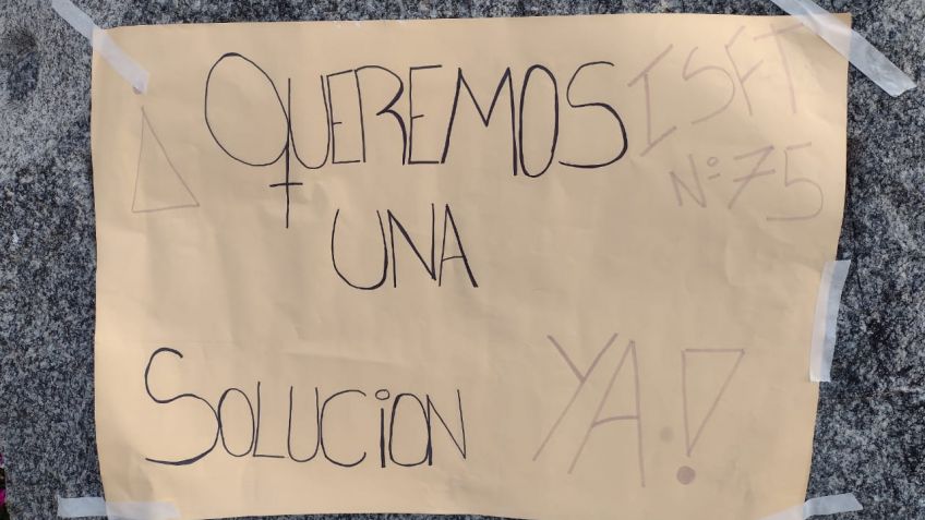 Estudiantes del ISFT Nro. 75 volvieron a protestar frente al Municipio