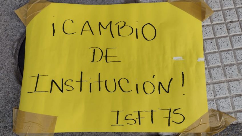 Estudiantes del ISFT Nro. 75 volvieron a protestar frente al Municipio