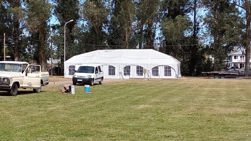 El predio de la Sociedad Rural va tomando forma para recibir a Expotan