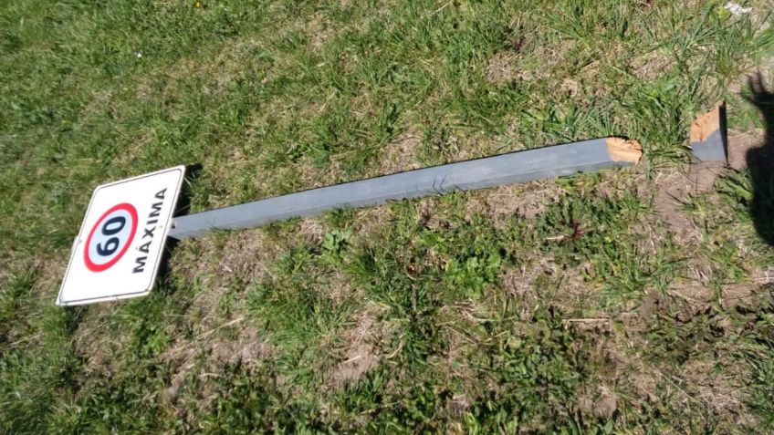El Municipio repudió actos de vandalismo en cartelería en el acceso a Cerro Leones