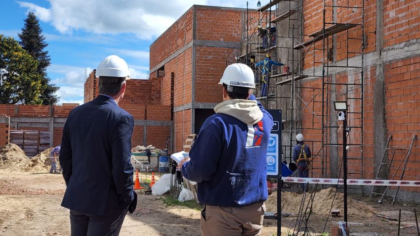 Avanza la obra del edificio de la Escuela de Educación Técnica 3
