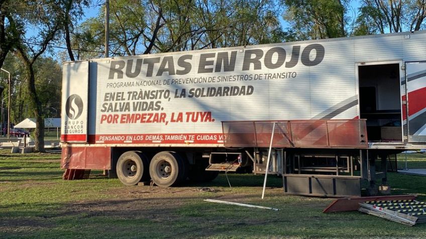 El "Móvil Rutas en Rojo" ya se encuentra en la ciudad y será parte de Expotan