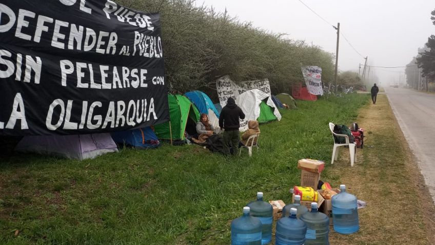 Griselda Altamirano y su agrupación acampan en la Sociedad Rural previo a la Expotan